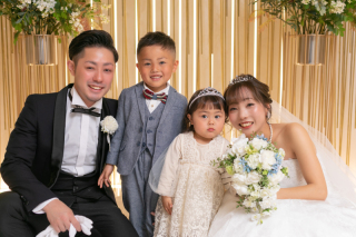 洋装１点　パパママフォトウエディング