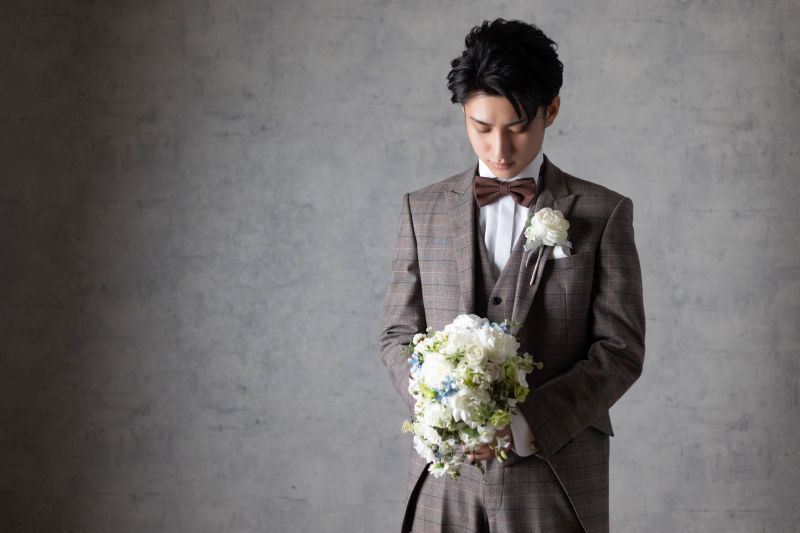 ソロショット(新郎)