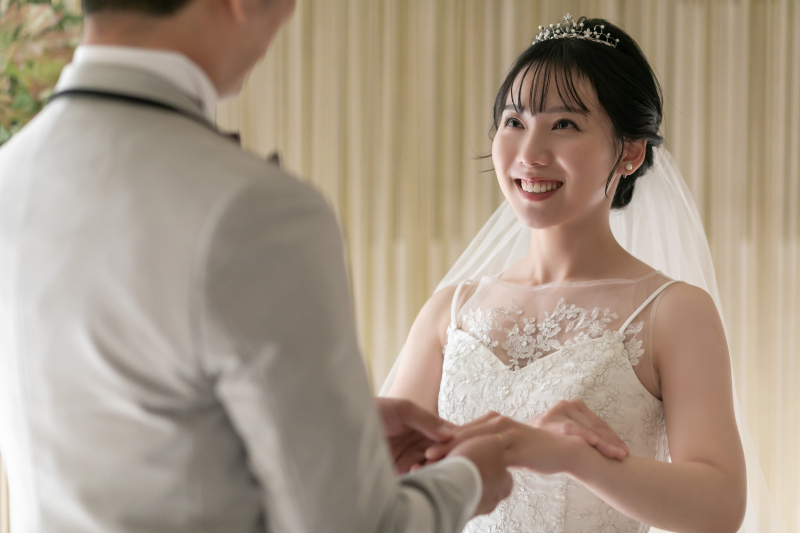 指輪交換 アップ