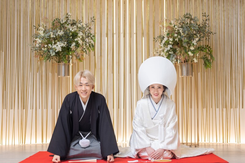 和装が映える設計の岡山チャペル