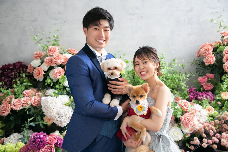 小さな結婚式 岡山店_ペットと一緒に撮影できる