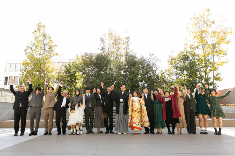 小さな結婚式 岡山店_家族・友人を撮影に呼べる