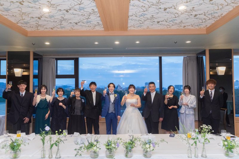 【岡山プラザホテル】にてドレス会食が叶う