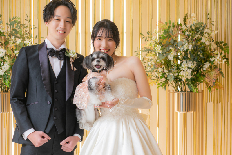 小さな結婚式 岡山店_ペットと一緒に撮影できる