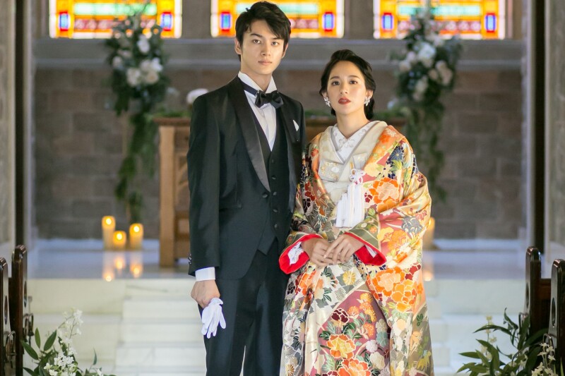 小さな結婚式 岡山店_色打掛・着物が豊富