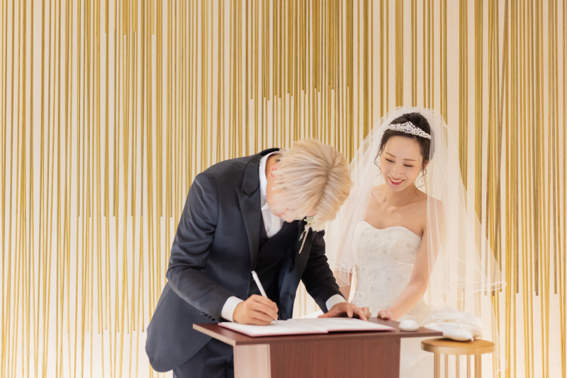 結婚誓約書は記念のプレゼントです