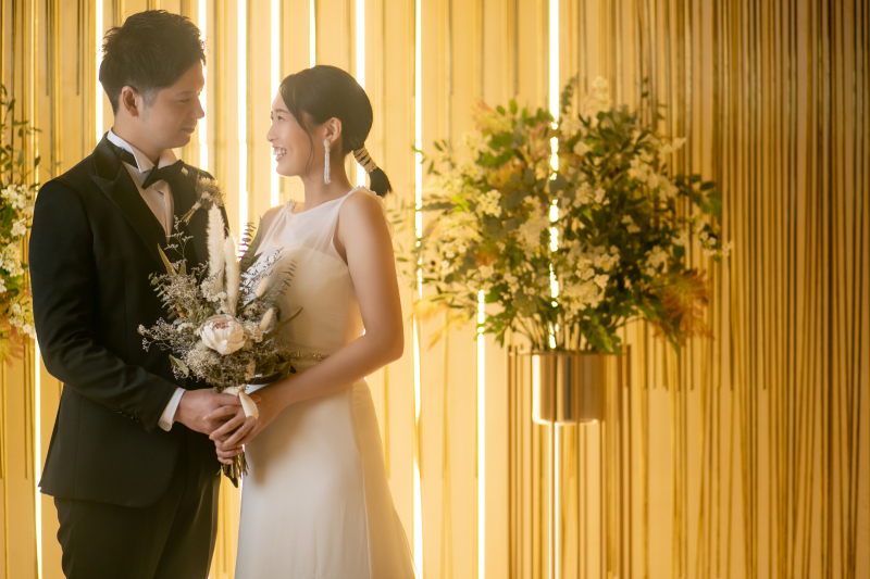 小さな結婚式岡山チャペル内にて撮影