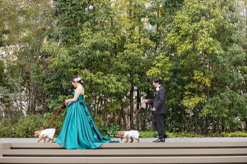 小さな結婚式 岡山店_ペットと一緒に撮影できる