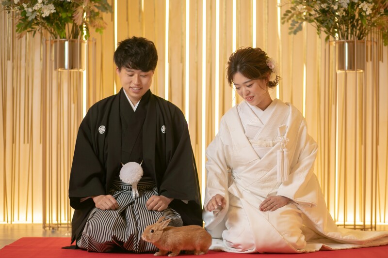 小さな結婚式 岡山店_ペットと一緒に撮影できる
