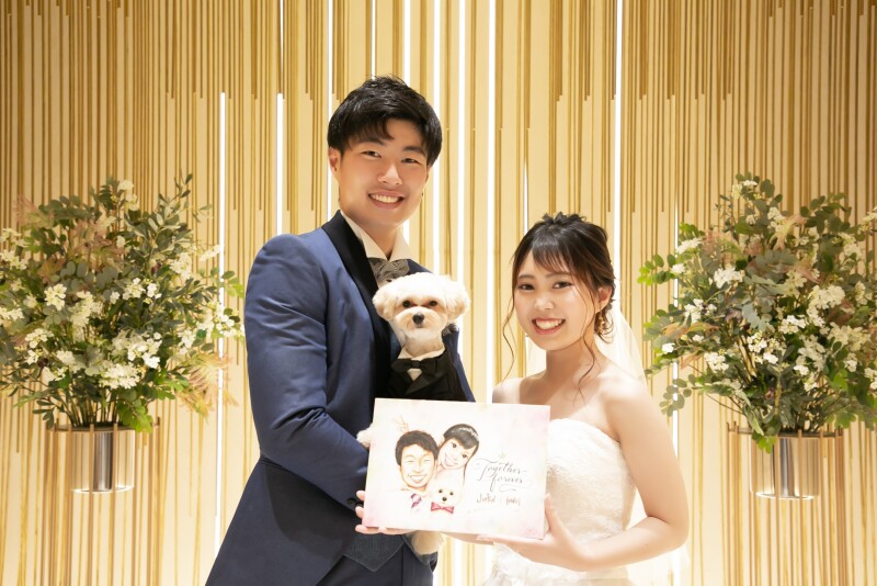 小さな結婚式 岡山店_ペットと一緒に撮影できる