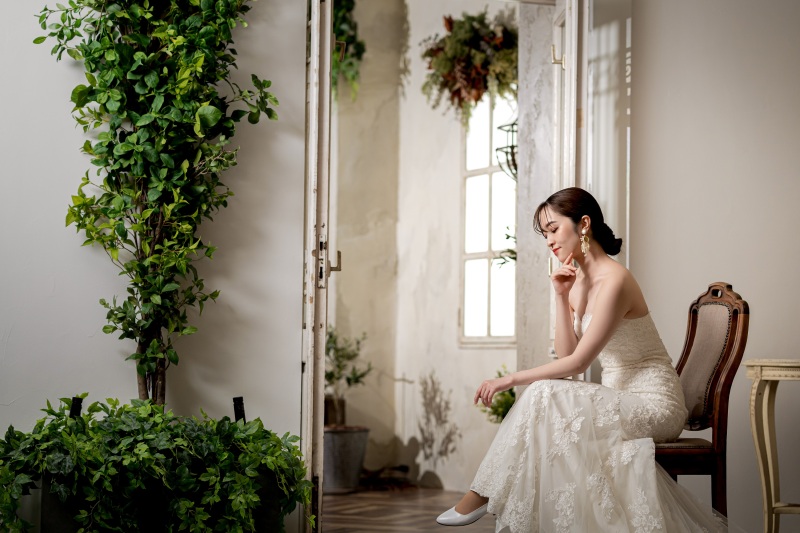 スタイルよく自然でしなやかな曲線美