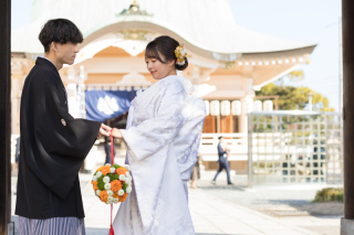 小さな結婚式 岡山店_神社式ロケーションフォトウエディング