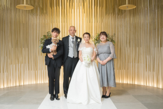 小さな結婚式 岡山店_ファミリーフォトウエディング