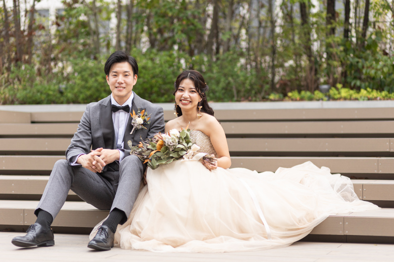 【結婚報告・年賀状にも◎】大切なご家族も一緒に撮影OK*