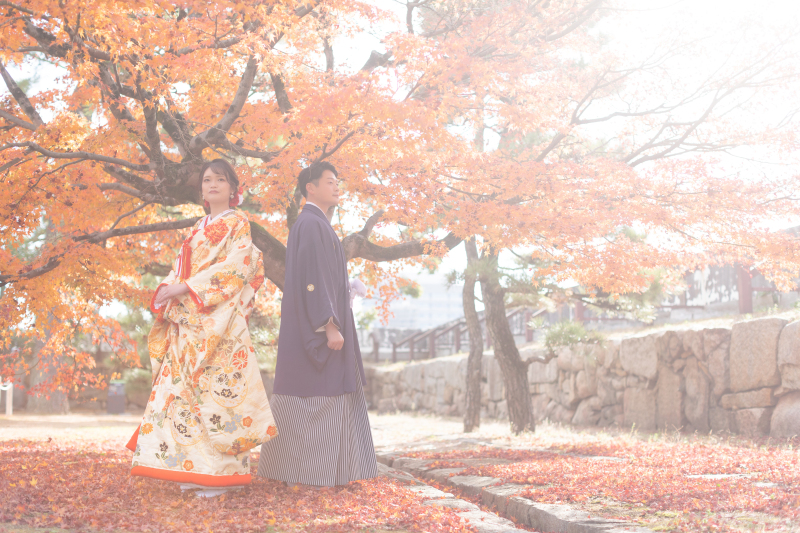 ★基本料金50%OFF★|¥183,000⇒¥113,500|【岡山城ロケ】和装1点+【チャペル】洋装1点|100カット