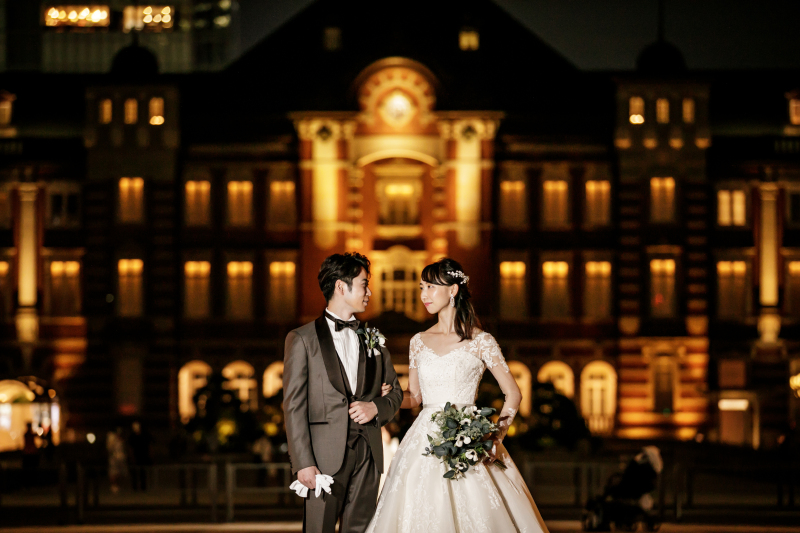 東京駅駅舎前から撮影スタート！