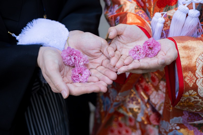4月中旬は八重桜が見ごろです♡