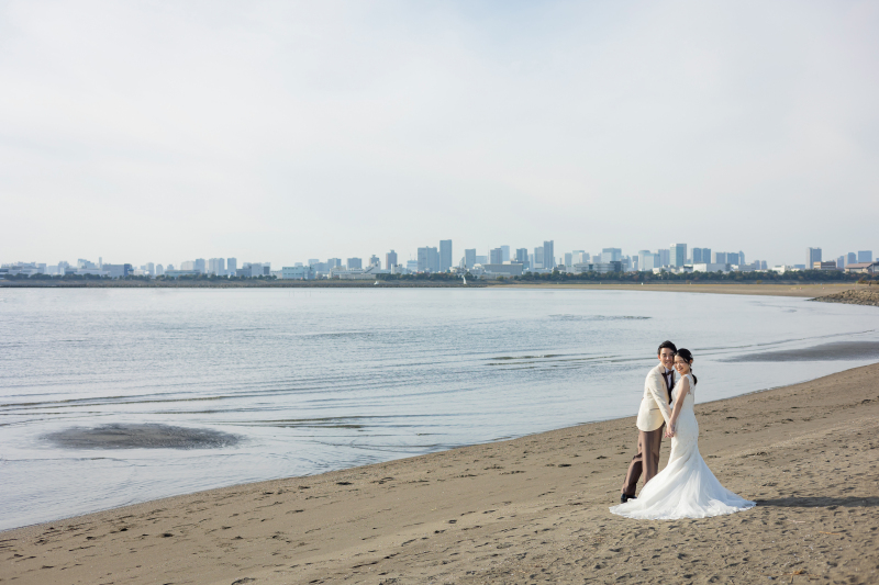 東京湾に面する葛西臨海公園♪