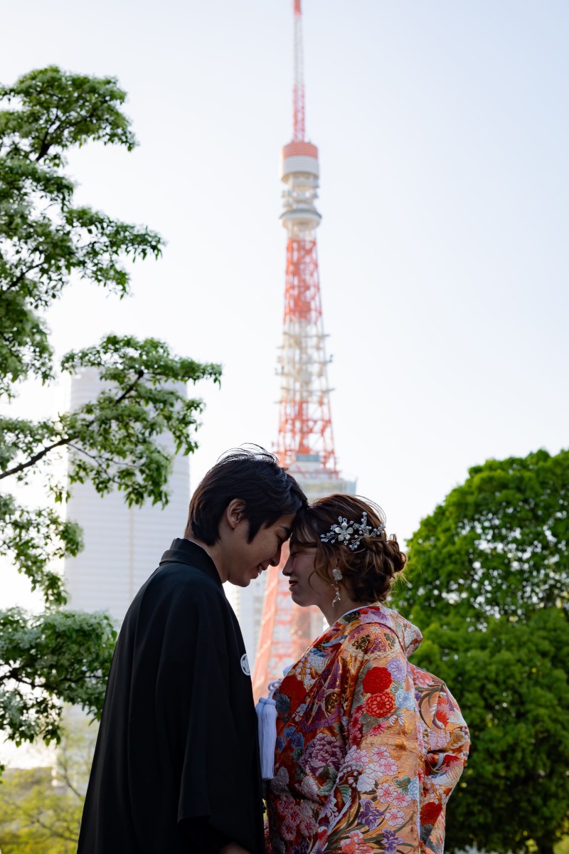 まずはお昼間の和装撮影からスタート!