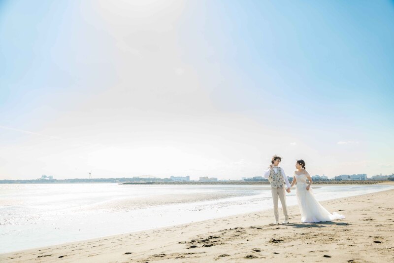 洋装×葛西海浜公園