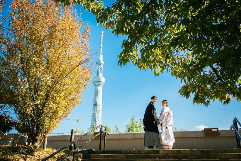 隅田川からみえる、スカイツリー★