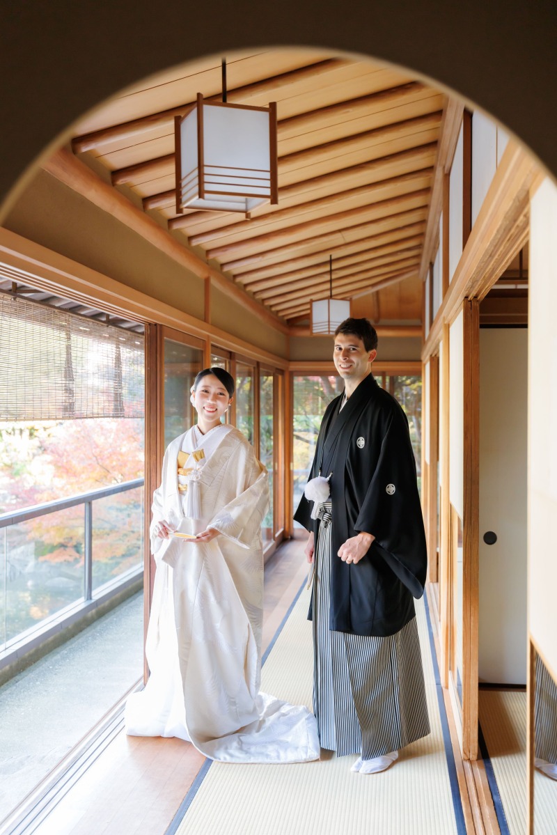 ロケーションを移動し茶室「赤鳥庵」にて撮影再開♪