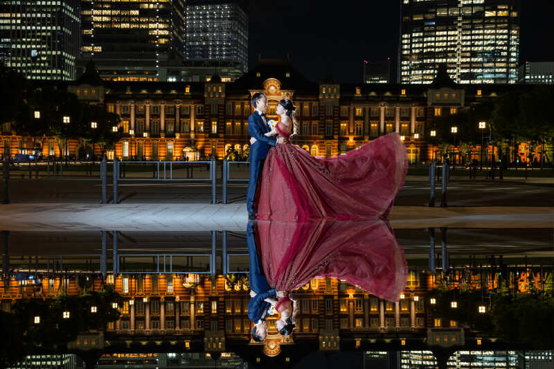 ロケーションが映えるリフレクションショット❁