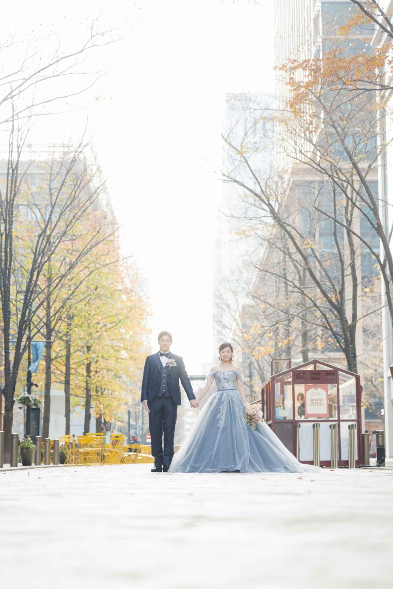 丸の内仲通りから撮影スタート!