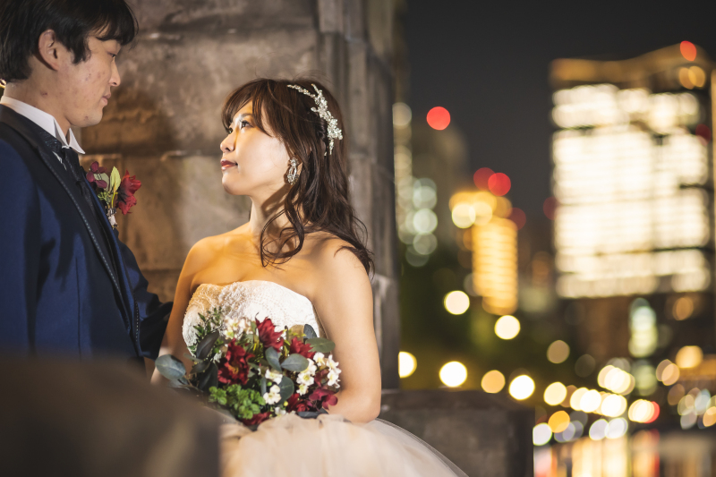 ナイトフォトは大人っぽく