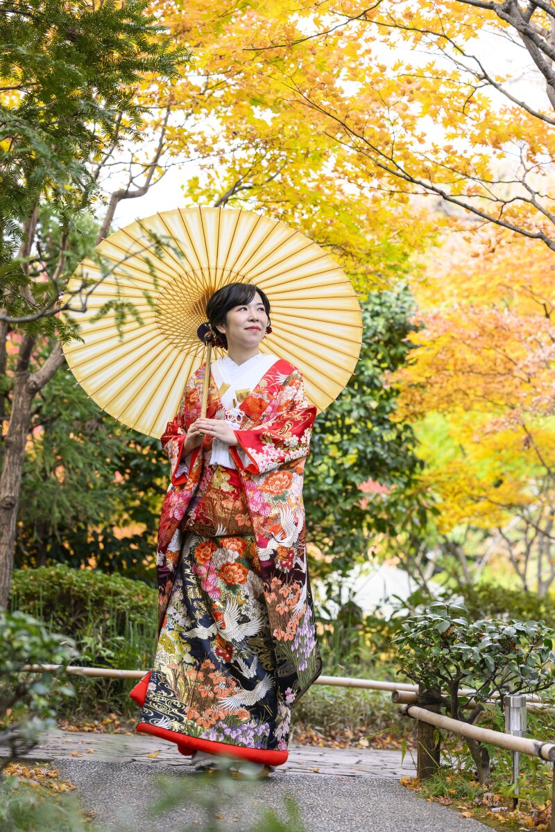 優雅な立ち姿のワンショット