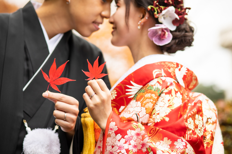 真っ赤なモミジ