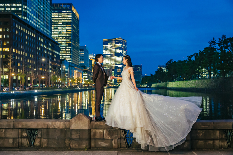 和田倉門からナイトロケフォトスタート★