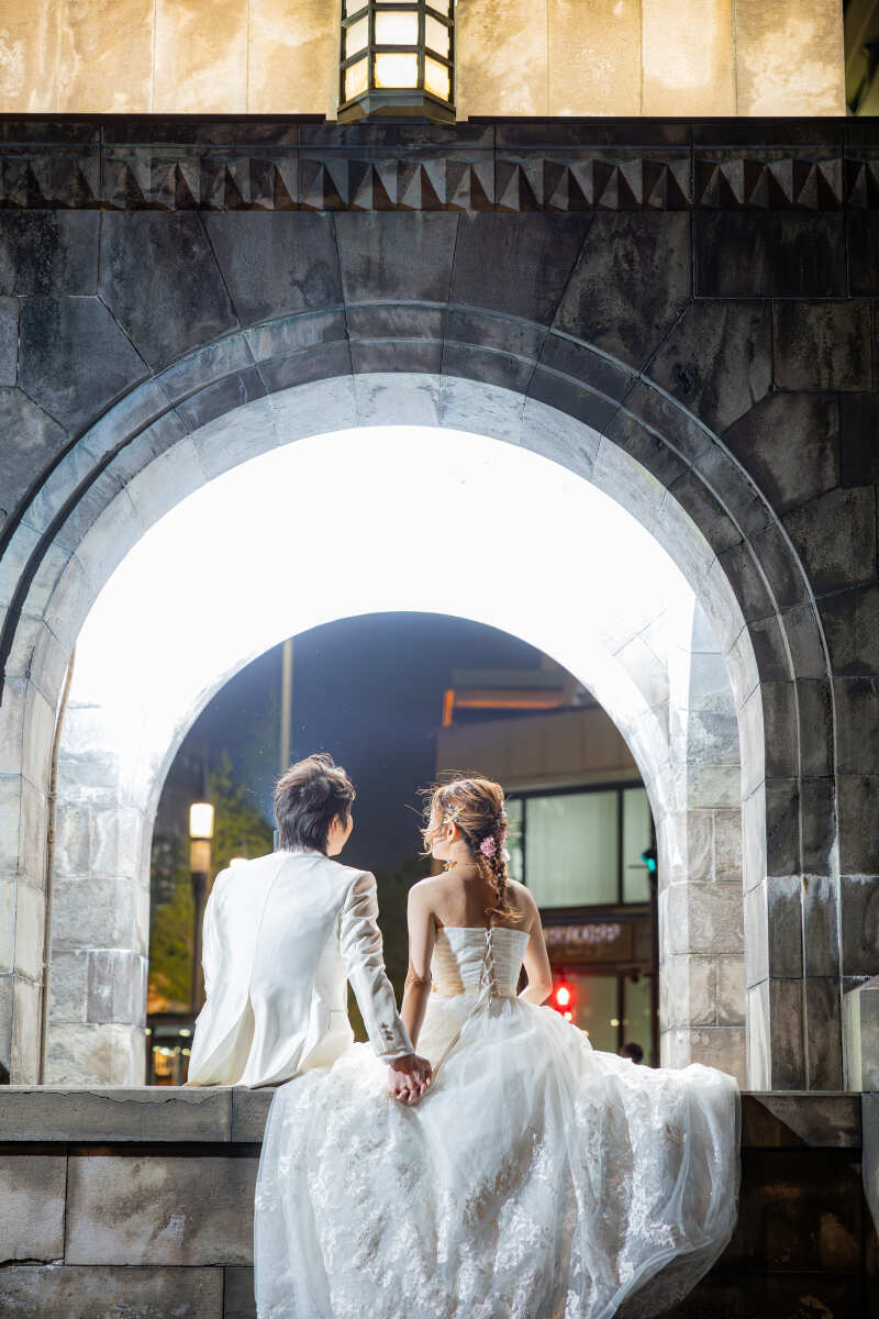 衣裳チェンジの後、ナイトフォトへご出発!