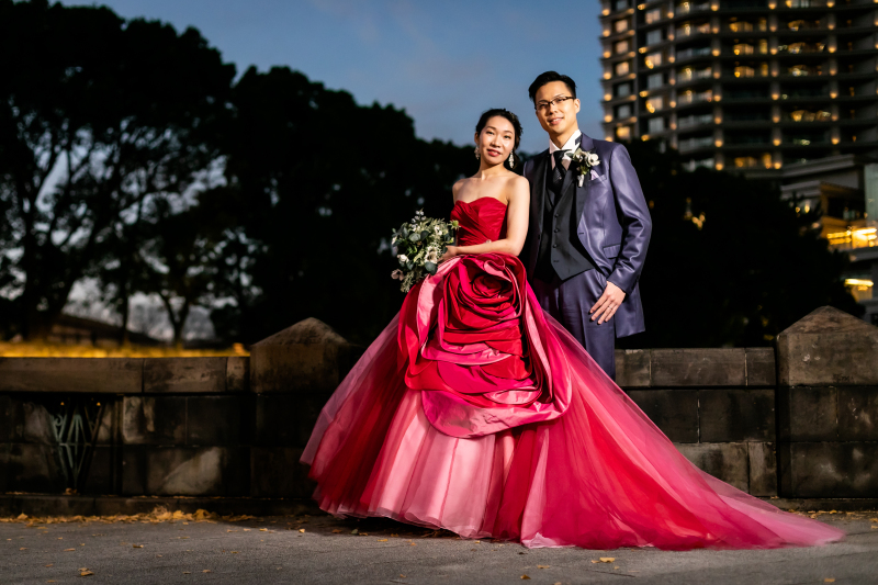 カラードレスにチェンジ!