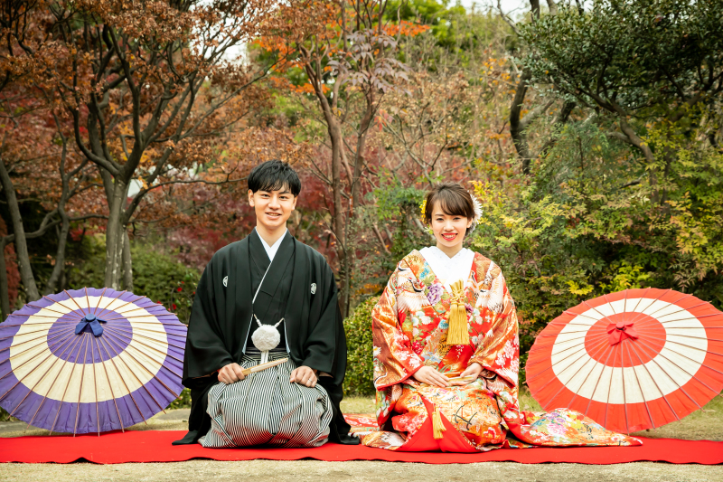 和装定番ポーズ!