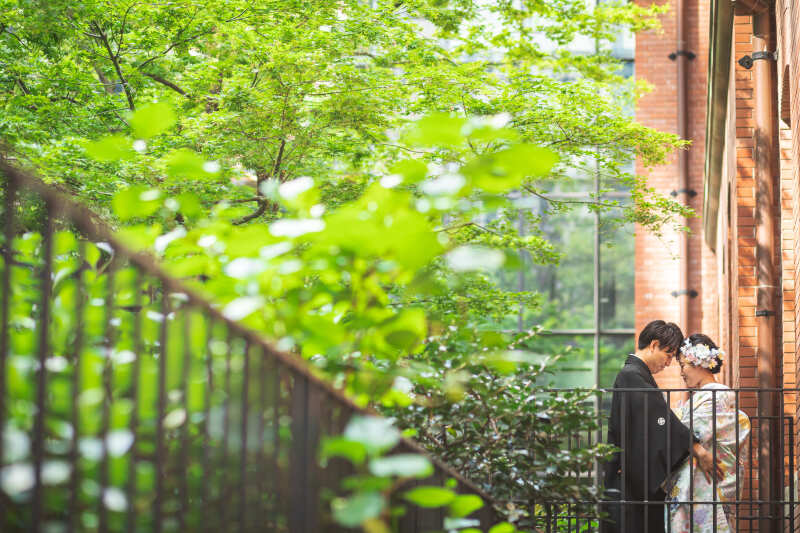 和モダンウェディングフォト