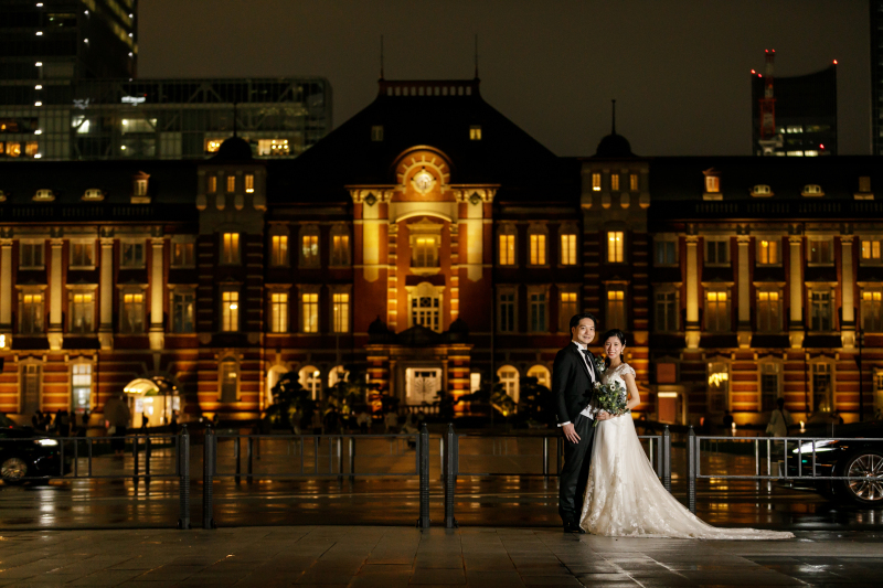 ラストショットは東京駅駅舎前にて
