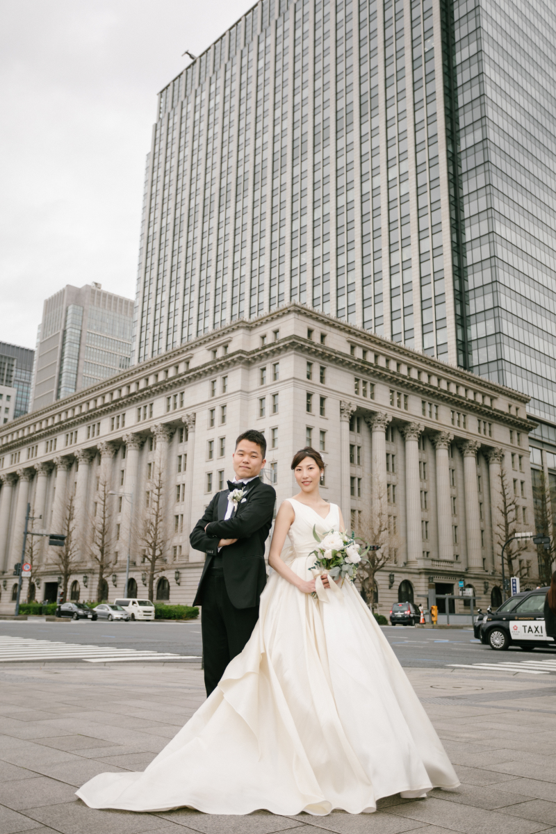 定番の交差点で雑誌のような1枚を♪