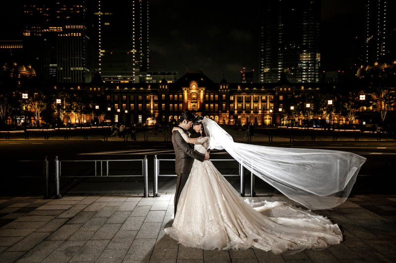 ベールを生かして