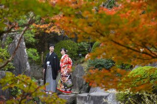 紅葉❁和装×目白庭園