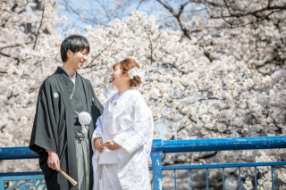 桜×和装×目黒川
