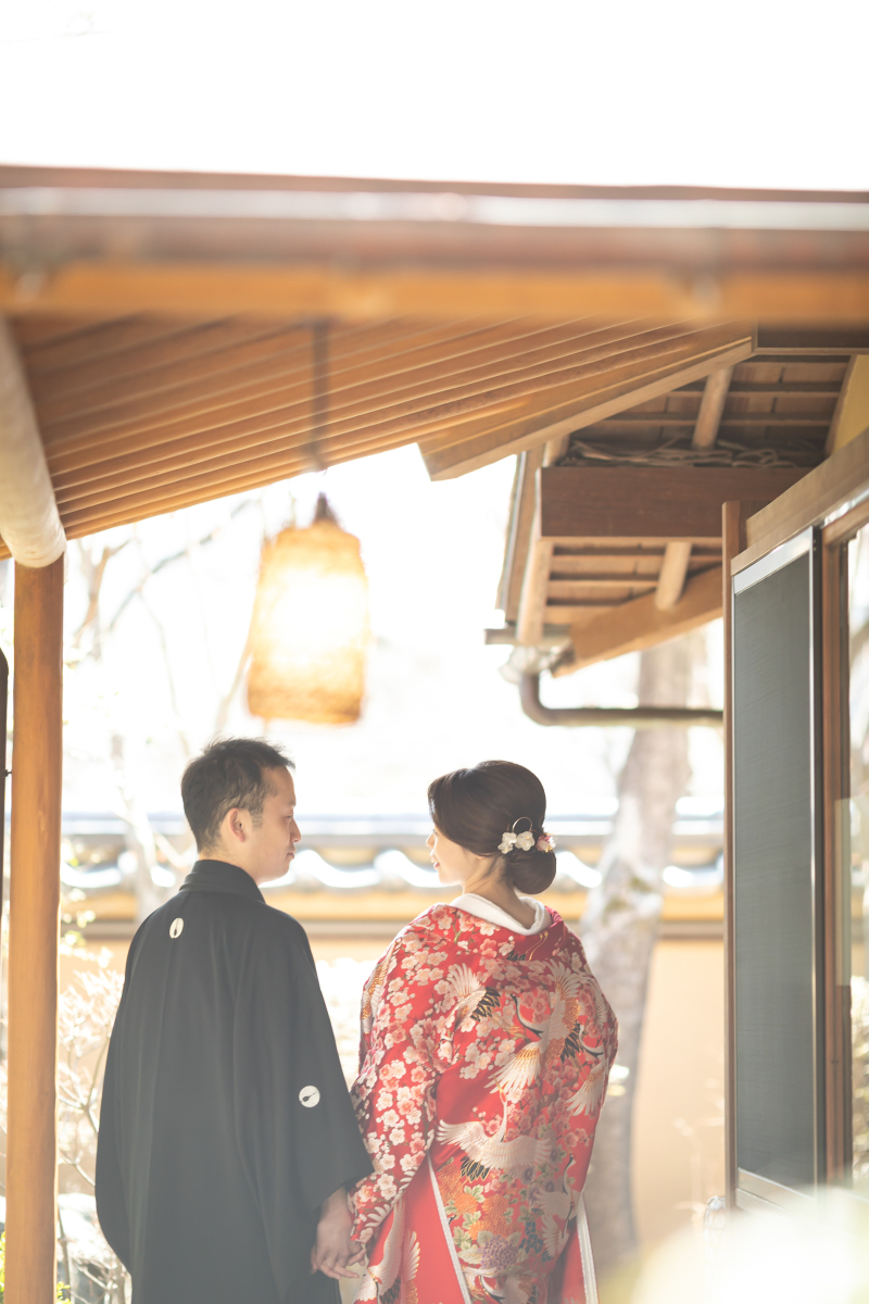 寄り添うおふたり