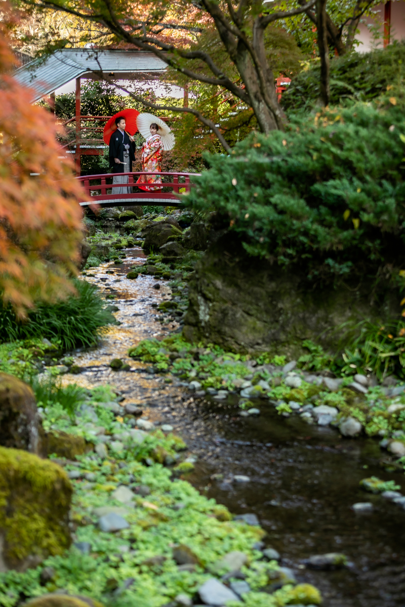 自然に囲まれて