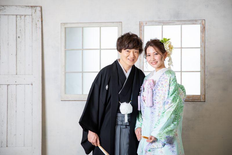 まずは和装で