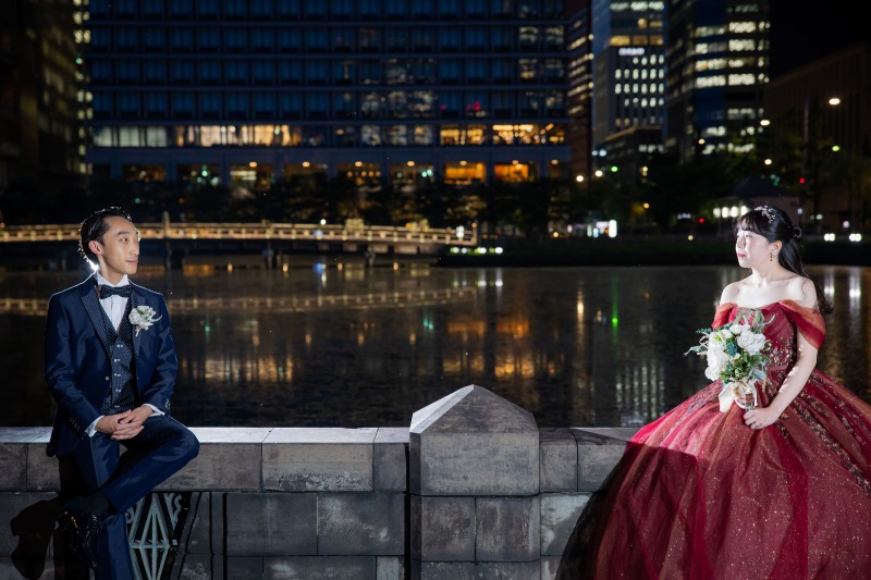 和田倉門から撮影スタート！