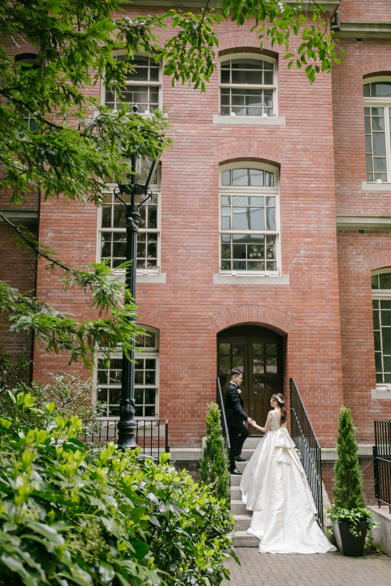 趣のある赤レンガでワンショット★