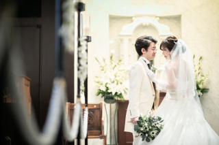 洋装×チャペルフォト