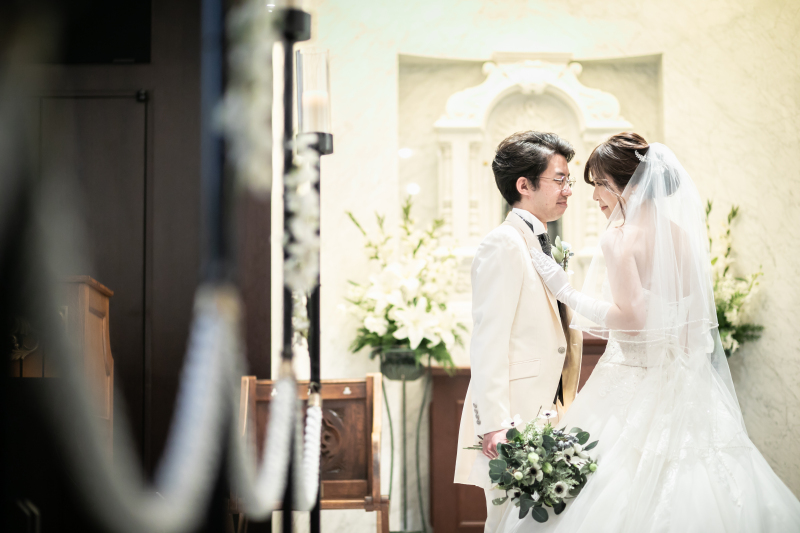 洋装×チャペルフォト