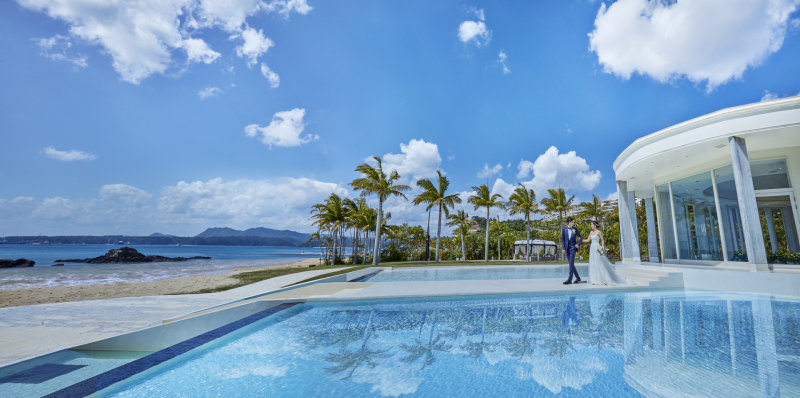 クチュールナオコ銀座本店_海で撮影できる