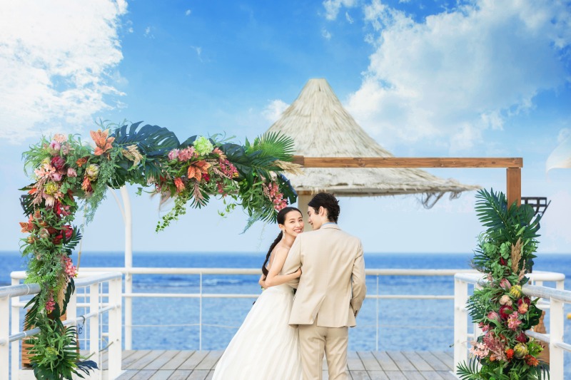 クチュールナオコ銀座本店_海で撮影できる